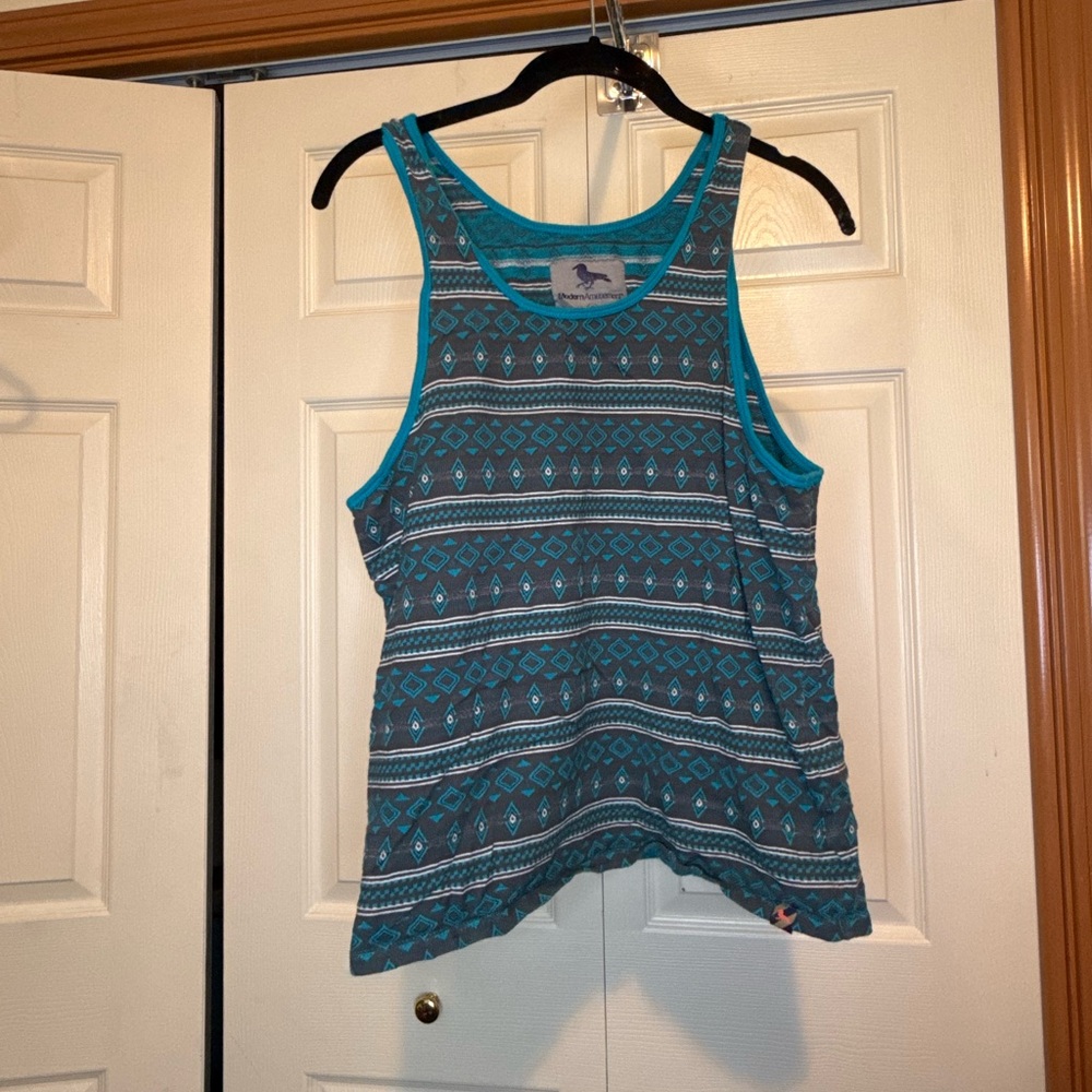 Modern Amusement Tank - S Casual West Coast Preppy Vibe with a Modern Twist